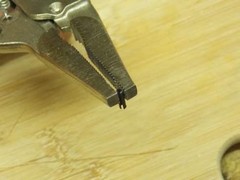 Installing Roll Pin in Gas Block