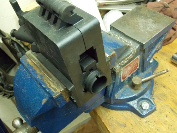 upper reciever in vice block