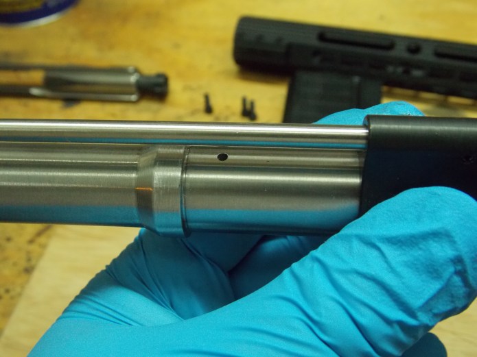 Align Gas Port with Gas Block