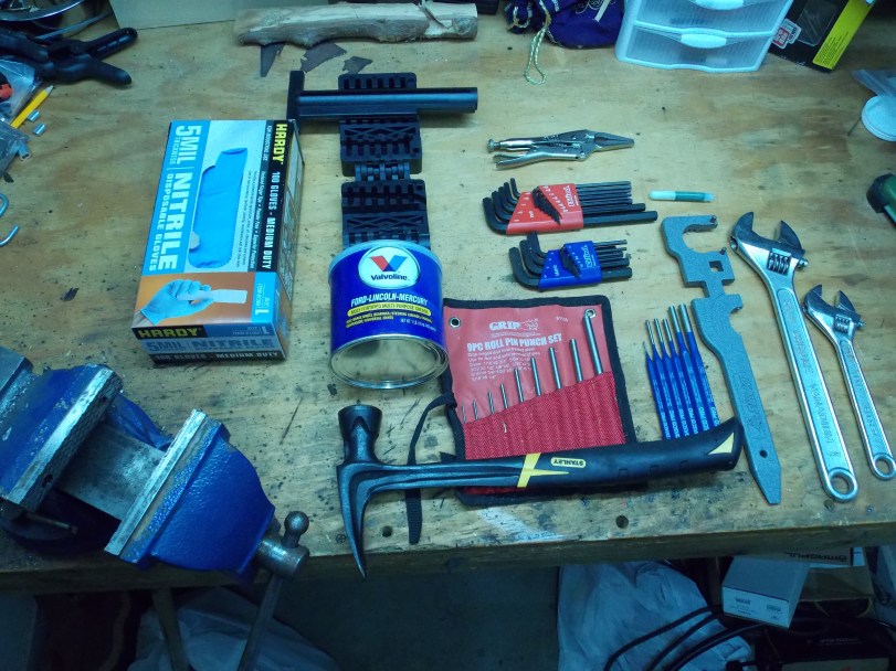 Tools for Assembling AR-15 Upper