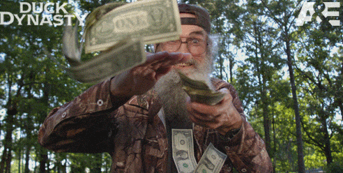 Uncle Si Making it Rain