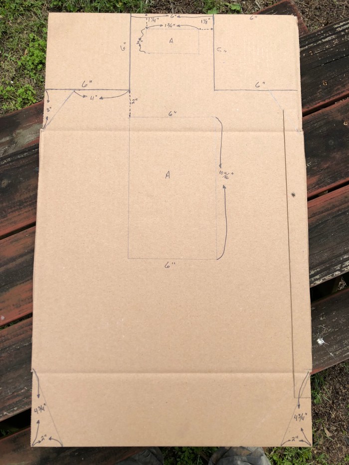 USPSA Target Dimensions Inches